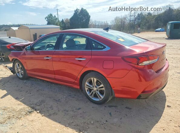 5NPE34AFXKH743746 2019 HYUNDAI SONATA Красный Задняя левая четверть