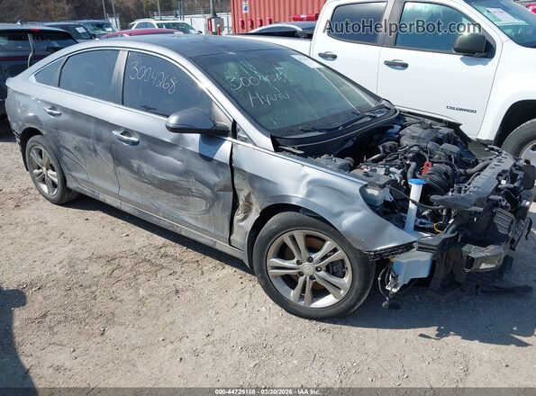 5NPE34AFXKH784264 2019 HYUNDAI SONATA Gray Przód prawy