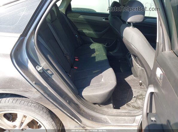 5NPE34AFXKH784264 2019 HYUNDAI SONATA Gray Widok naklejki z numerem VIN
