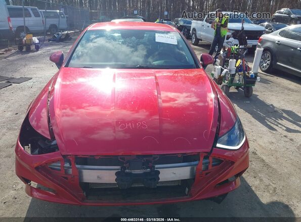 5NPEF4JA2LH005503 2020 HYUNDAI SONATA Red Vista interior trasera