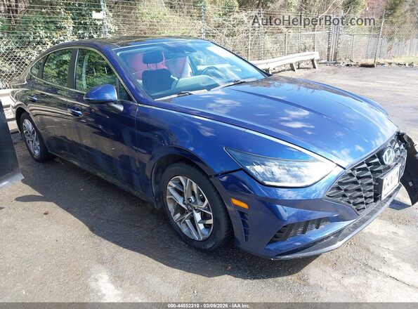 5NPEF4JAXLH038202 2020 HYUNDAI SONATA Blue Delantero derecho