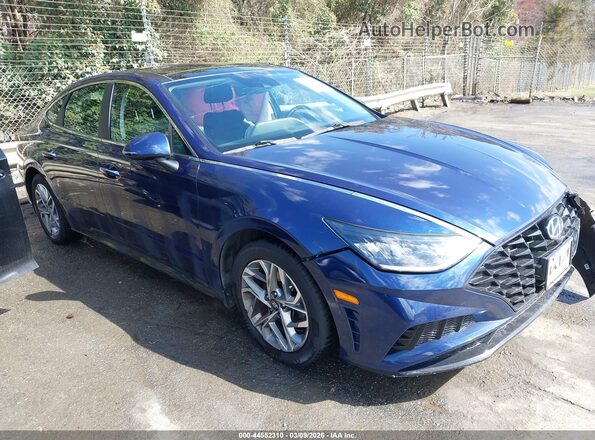 5NPEF4JAXLH038202 2020 HYUNDAI SONATA Blue Vista interior trasera