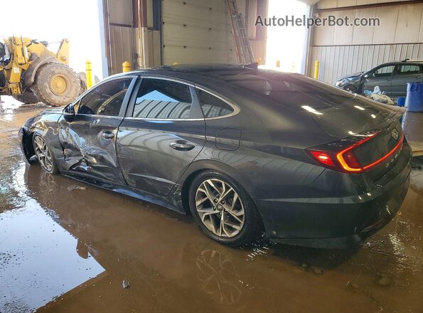 5NPEF4JAXMH102739 2021 HYUNDAI SONATA Серый Задняя левая четверть