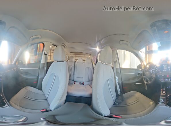 5NPEF4JAXMH102739 2021 HYUNDAI SONATA Серый Панорамный вид салона 360°