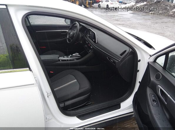 5NPEG4JAXLH049567 2020 HYUNDAI SONATA Белый Вид салона спереди