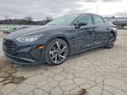 2021 Hyundai Sonata Sel Plus Черный vin: 5NPEJ4J20MH107004