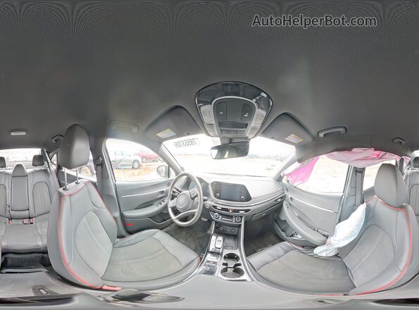 5NPEJ4J23LH025895 2020 HYUNDAI SONATA Серебряный Панорамный вид салона 360°