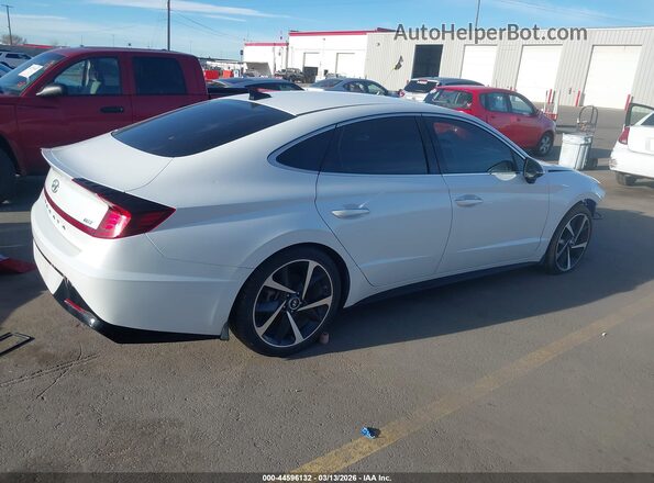 5NPEJ4J23MH068280 2021 HYUNDAI SONATA White Tył prawy