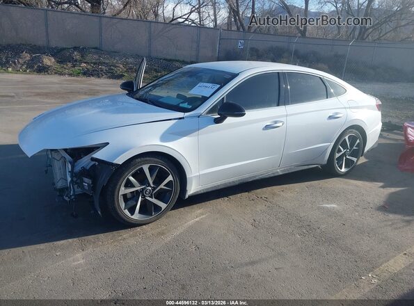 5NPEJ4J23MH068280 2021 HYUNDAI SONATA White Przód lewy
