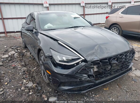 5NPEJ4J27MH068363 2021 HYUNDAI SONATA Серый Вид спереди