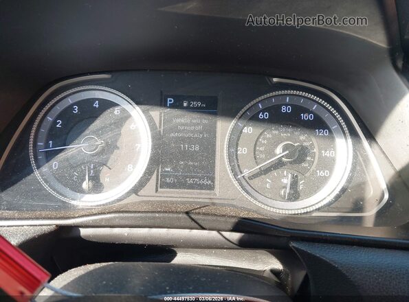 5NPEL4JA6LH020790 2020 HYUNDAI SONATA Белый Вид задних сидений