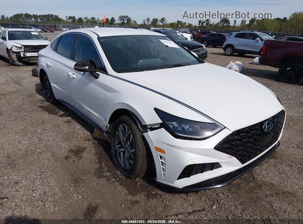 5NPEL4JA6MH083695 2021 HYUNDAI SONATA White Delantero derecho