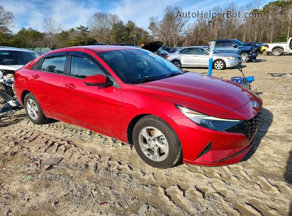 5NPLL4AG3NH080251 2022 HYUNDAI ELANTRA Red Передня права чверть
