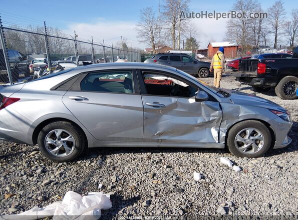 5NPLL4AG6NH080082 2022 HYUNDAI ELANTRA Серебряный Вид задней части салона