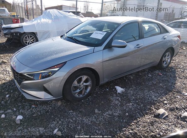 5NPLL4AG6NH080082 2022 HYUNDAI ELANTRA Серебряный Передняя левая четверть