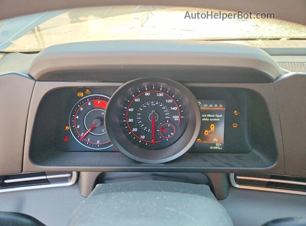5NPLL4AG7PH110192 2023 HYUNDAI ELANTRA Silver Вид щитка приладів