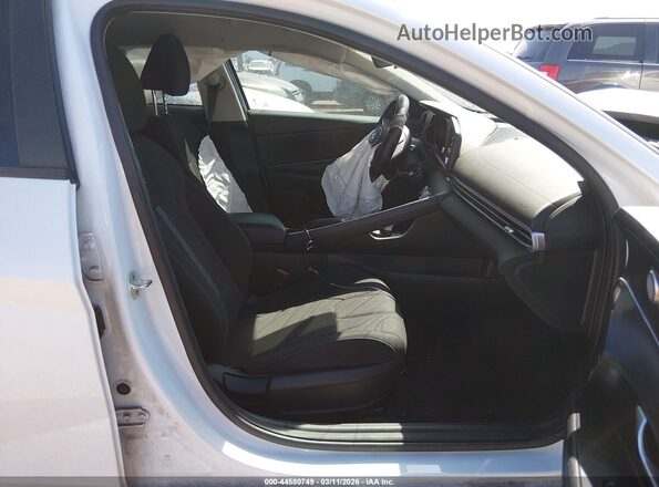 5NPLL4AG9MH034907 2021 HYUNDAI ELANTRA White Widok wnętrza z przodu