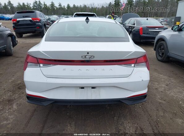 5NPLM4AG0MH031195 2021 HYUNDAI ELANTRA White 