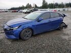 2021 Hyundai Elantra Sel Blue vin: 5NPLM4AG0MH047767
