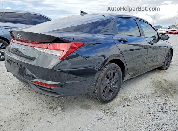 5NPLM4AG0NH058804 2022 HYUNDAI ELANTRA Black Tył prawy