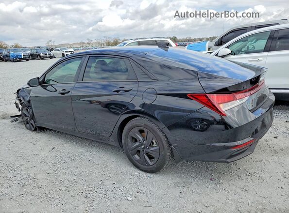 5NPLM4AG0NH058804 2022 HYUNDAI ELANTRA Black Tył lewy