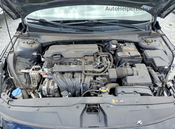 5NPLM4AG0NH058804 2022 HYUNDAI ELANTRA Black Widok wnętrza z tyłu