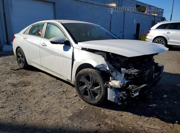 5NPLM4AG1MH048345 2021 HYUNDAI ELANTRA White Przód prawy