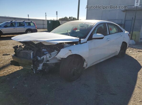 5NPLM4AG1MH048345 2021 HYUNDAI ELANTRA White Przód lewy