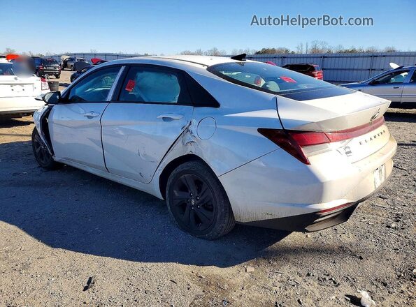 5NPLM4AG1MH048345 2021 HYUNDAI ELANTRA White Tył lewy