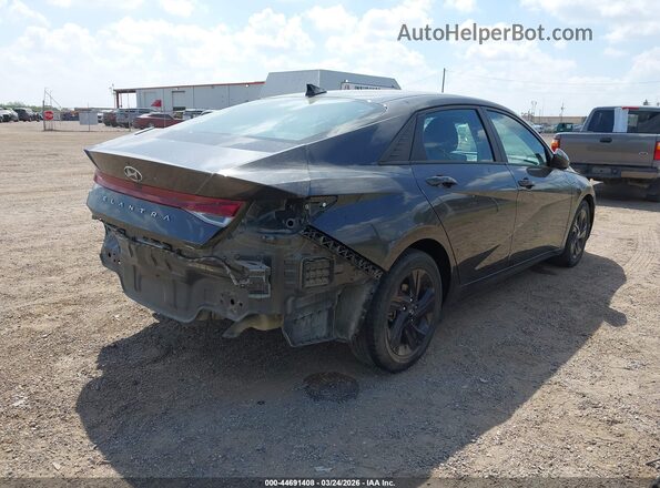 5NPLM4AG1NH079273 2022 HYUNDAI ELANTRA Gray Հետևի աջ