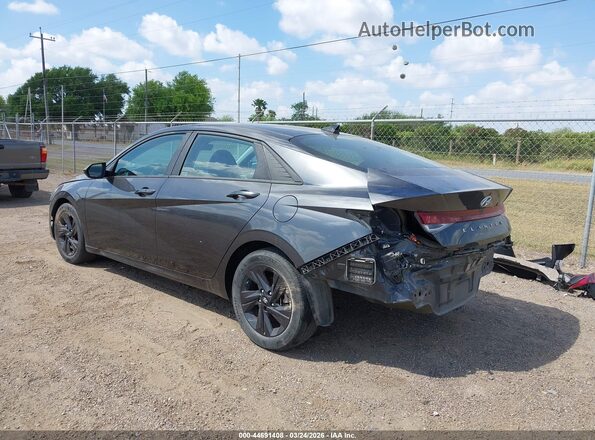 5NPLM4AG1NH079273 2022 HYUNDAI ELANTRA Gray Հետևի ձախ