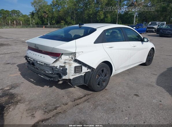 5NPLM4AG3MH006842 2021 HYUNDAI ELANTRA Белый Задняя правая четверть