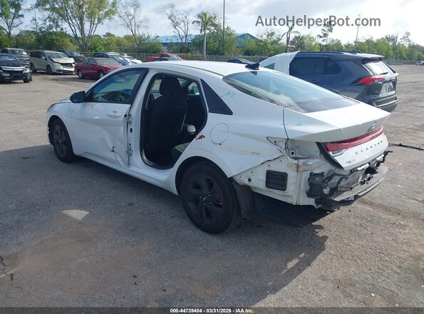5NPLM4AG3MH006842 2021 HYUNDAI ELANTRA Белый Задняя левая четверть
