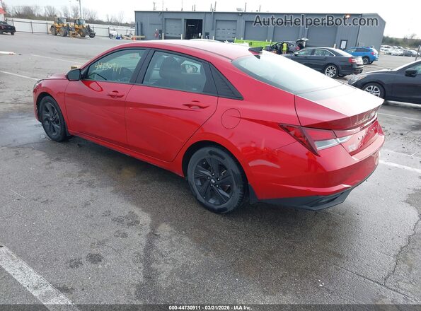 5NPLM4AG4PH114858 2023 HYUNDAI ELANTRA Red Tył lewy