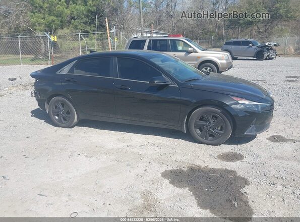 5NPLM4AG4PH118263 2023 HYUNDAI ELANTRA Черный Передняя правая четверть