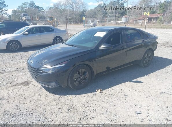 5NPLM4AG4PH118263 2023 HYUNDAI ELANTRA Черный Передняя левая четверть