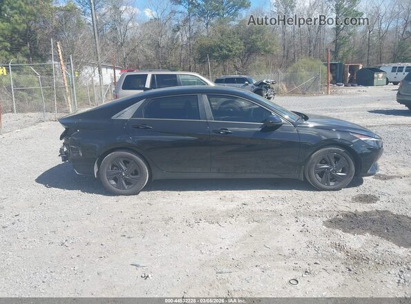 5NPLM4AG4PH118263 2023 HYUNDAI ELANTRA Черный Вид задней части салона
