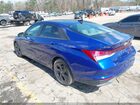 2021 Hyundai Elantra Sel Синий vin: 5NPLM4AG7MH048754