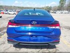 2021 Hyundai Elantra Sel Синий vin: 5NPLM4AG7MH048754