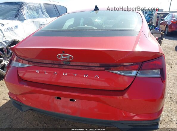 5NPLM4AGXMH023945 2021 HYUNDAI ELANTRA Красный 