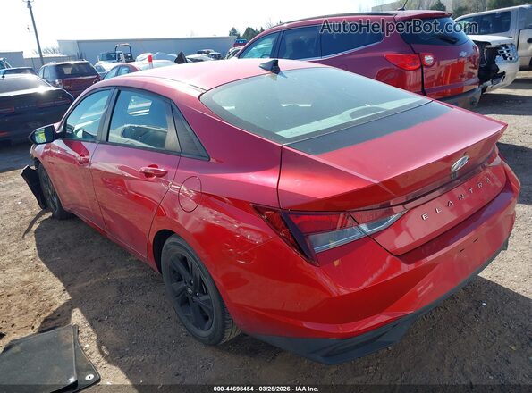 5NPLM4AGXMH023945 2021 HYUNDAI ELANTRA Красный Задняя левая четверть