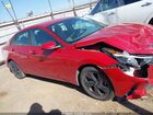 2021 Hyundai Elantra Sel Красный vin: 5NPLM4AGXMH023945