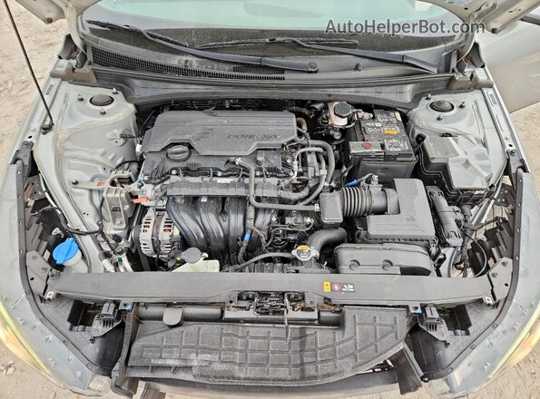 5NPLN4AG3NH069261 2022 HYUNDAI ELANTRA Серебряный Вид задней части салона