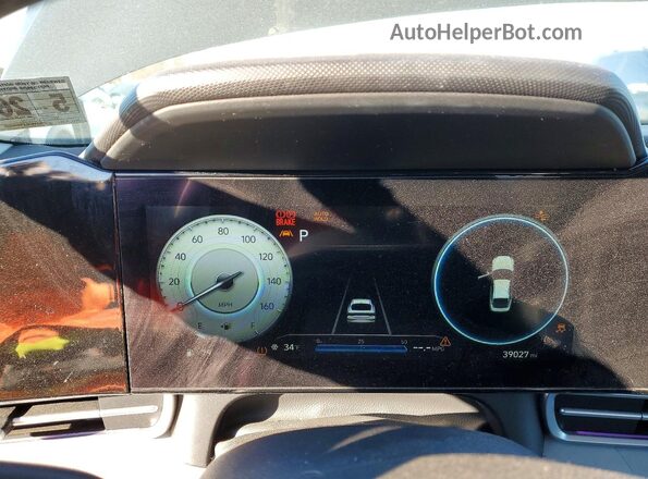 5NPLP4AG0MH043662 2021 HYUNDAI ELANTRA Gray Widok zestawu wskaźników