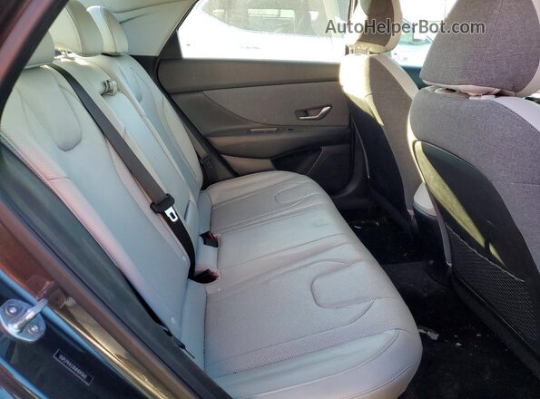 5NPLP4AG0MH043662 2021 HYUNDAI ELANTRA Gray Widok tylnych siedzeń
