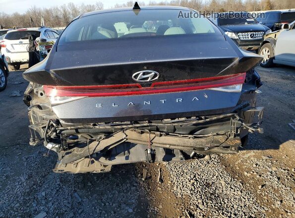 5NPLP4AG0MH043662 2021 HYUNDAI ELANTRA Gray Widok z tyłu