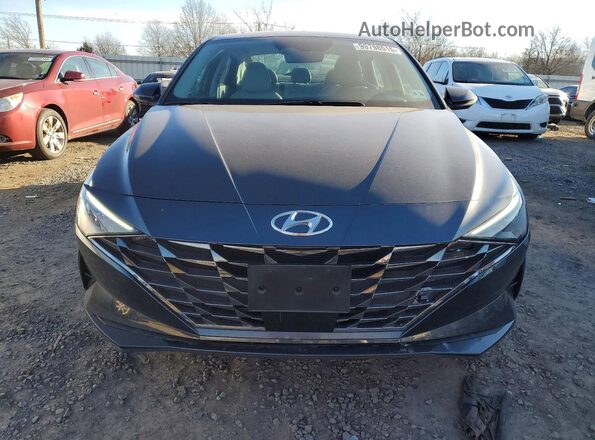 5NPLP4AG0MH043662 2021 HYUNDAI ELANTRA Gray Widok z przodu