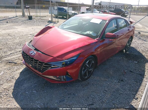 5NPLP4AG5PH117548 2023 HYUNDAI ELANTRA Красный Передняя левая четверть