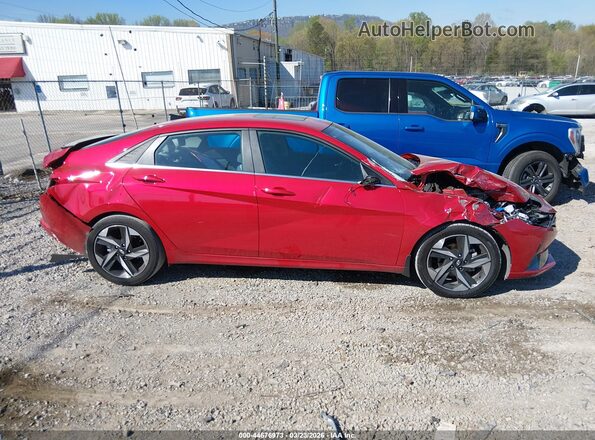 5NPLP4AG5PH117548 2023 HYUNDAI ELANTRA Красный Панорамный вид салона 360°