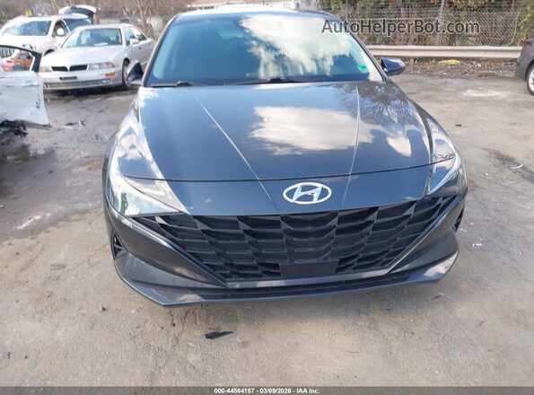5NPLS4AG5MH004581 2021 HYUNDAI ELANTRA Серый Вид щитка приборов